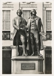 LHW oN Weimar Goethe- und Schiller-Denkmal a1 (1951)