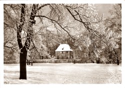 LHW oN Weimar Goethes Gartenhaus Winter (1952)