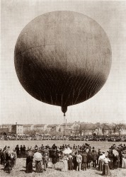 LHWn 106 Weimar Freiballonaufstieg um 1900