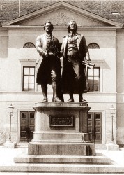 LHWn 107 Weimar Goethe- und Schiller-Denkmal um 1900
