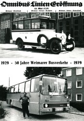 XXX oN Weimar 50 Jahre Busverkehr 1979