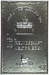 Jahresplakette 1949 Deutschland (14x9,5)(H)(E)