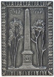 Plakette 1925 Lauchhammer (7x5)(H)(E)