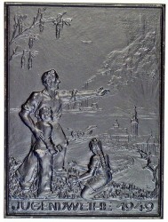 Plakette 1949 Jugenweihe (17x13)(H)(E)
