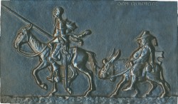 Plakette Don Quichote (25x15)(H)(E)