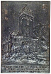 Plakette Kirche Lauchhammer (9,5x13,5)(H)(E)