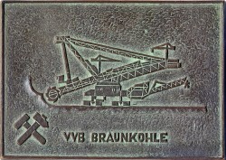 Plakette VVB Braunkohle (15x11)(L)(B)