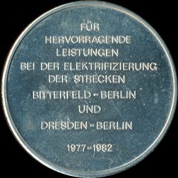 DDR (HM) 1982 DR Elektrifizierung (E 35) Av