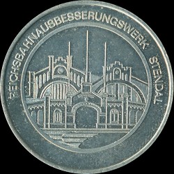 DDR (HM) 1983 RAW Stendal 110 Jahre Dampflok (E 35) Rs