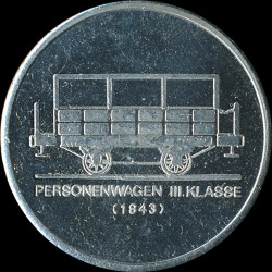DDR (HM) oJ DR FDJ-Brigaden 1843 Personenwagen (E 35) Rv