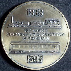 DDR 1988 Potsdam 150 Jahre RAW (E 60) Rs