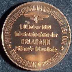 DDR 1989 100 Jahre Orlabahn (K 40) Rs