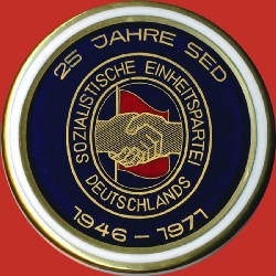 (WP-117) DDR Erfurt 1971 - 25 Jahre SED Av