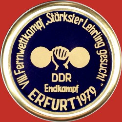 (WP-165) DDR Erfurt 1979 - FDJ BL Lehrling Av