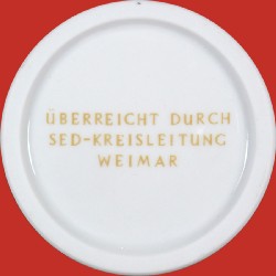 (WP-252) DDR Weimar 1986 - SED KL Rv1